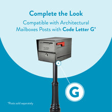 Load image into Gallery viewer, Oasis Eclipse Locking Post Mount Mailbox Pewter