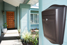 Load image into Gallery viewer, Maison Cast Aluminum Locking Wall Mount Mailbox Rubbed Bronze
