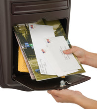 Load image into Gallery viewer, Maison Cast Aluminum Locking Wall Mount Mailbox Rubbed Bronze
