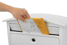 Load image into Gallery viewer, Dal Rae Locking Wall Mount Mailbox White
