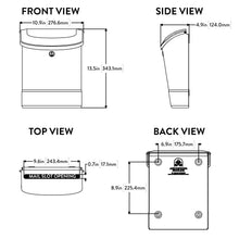 Load image into Gallery viewer, Parkside Locking Wall Mount White
