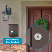 Load image into Gallery viewer, Chelsea Locking Wall Mount Mailbox Rubbed Bronze
