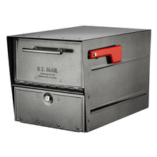 Load image into Gallery viewer, Oasis Eclipse Locking Post Mount Mailbox Pewter
