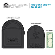 Load image into Gallery viewer, Barrington Post Mount Mailbox Black
