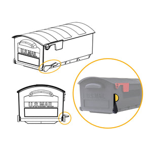 GMB515 Series Patriot Large Delivered Mail Indicator Flag