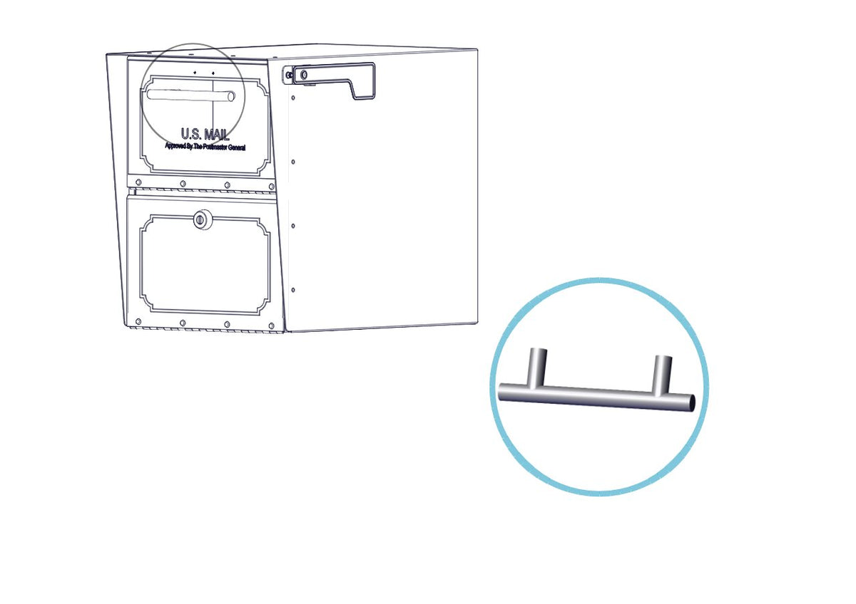 Black Top Hopper Door Handle (5100B, 5103B) – ShopAMDirect